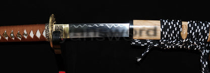 T10 Steel Clay Tempered Katana Japanese sword for samurai full tang battle ready