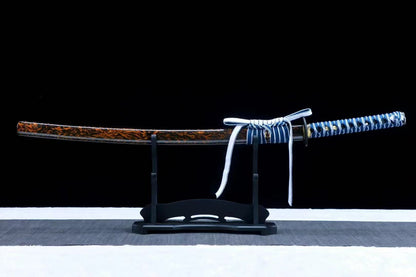 Stormtrace Fang Katana – Folded Steel Full Tang Sword