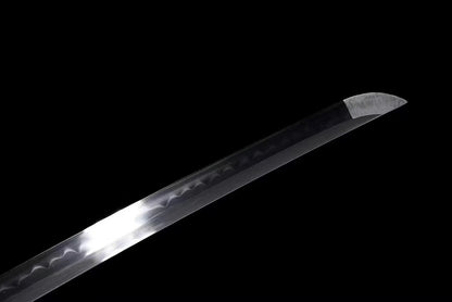 Authentic Katana swords full tang full wrapped rayskin saya T10 steel clay tempered