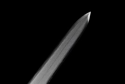Ninja top quality shining saya Juhe Knife Sword folded pattern steel real hamon blade handcraft forcollection