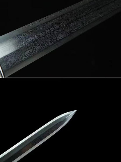 Chinese top quality Ancient Dao Sword two dragon circle handcraft best for collection