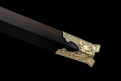 Chinese top quality Han Sword folded pattern steel handcraft best for collection