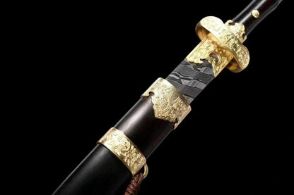 Chinese top quality Ancient Sword folded pattern steel handcraft best for collection