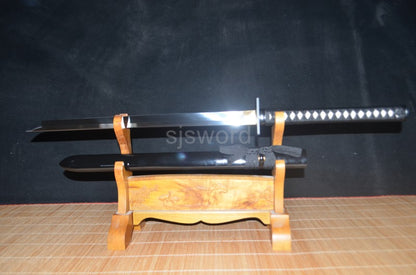 Obsidian Gale Katana – Precision Forged with 9260 Spring Steel
