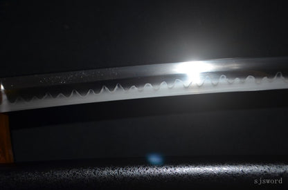 Reverse-blade katana apanese Samurai Sword Real Handmade Katana High Manganese Steel Clay tempered