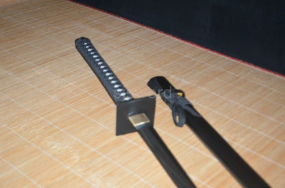 Obsidian Gale Katana – Precision Forged with 9260 Spring Steel