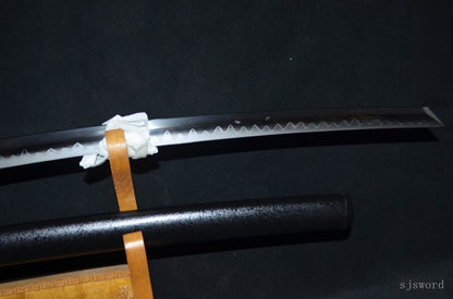 Reverse-blade katana apanese Samurai Sword Real Handmade Katana High Manganese Steel Clay tempered