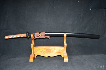 Reverse-blade katana apanese Samurai Sword Real Handmade Katana High Manganese Steel Clay tempered