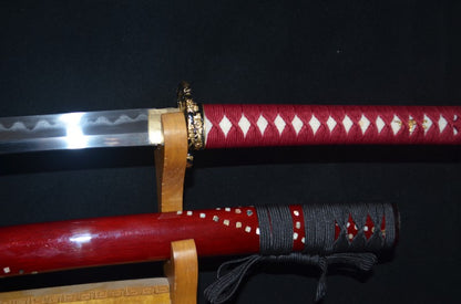 Hand Forged Honsanmai Clay Tempered Japanese Katana Samurai Sword Top quality