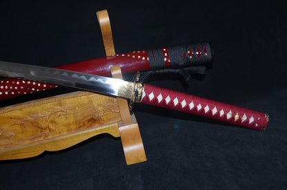 Hand Forged Honsanmai Clay Tempered Japanese Katana Samurai Sword Top quality
