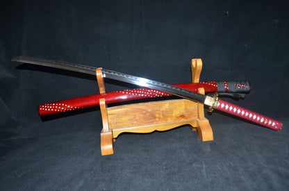 Hand Forged Honsanmai Clay Tempered Japanese Katana Samurai Sword Top quality