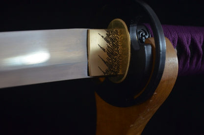 Honsanmai Sword Clay Tempered T10 Folded Japanese Samurai Katana sharp rayskin full wrapped  saya