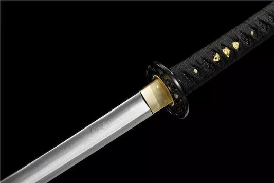 Obsidian Bloom Katana – Folded Steel Power & Precision | Full Tang Masterwork