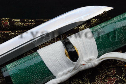 Katana 1095 High Carbon Steel top quality iron tsuba full tang sharp japanese sword black