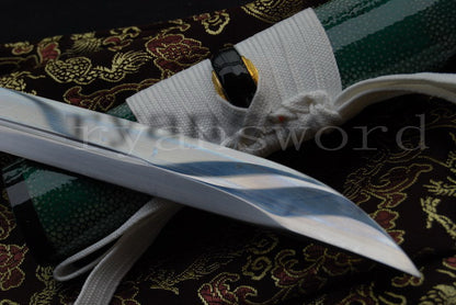 Katana 1095 High Carbon Steel top quality iron tsuba full tang sharp japanese sword black