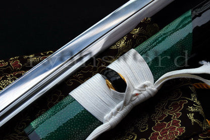 Katana 1095 High Carbon Steel top quality iron tsuba full tang sharp japanese sword black