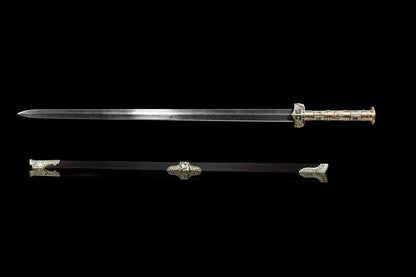 Chinese top quality Han Sword folded pattern steel handcraft best for collection