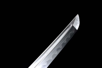 Tachi Sword Clay Tempered Copper Fittings full tang sharp japanese samurai