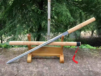 Ninja top quality bamboo style saya Juhe Knife Sword flexible steel handcraft for practice