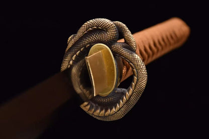 Emberfang Steel Katana – Clay Tempered T10 Full Tang Blade