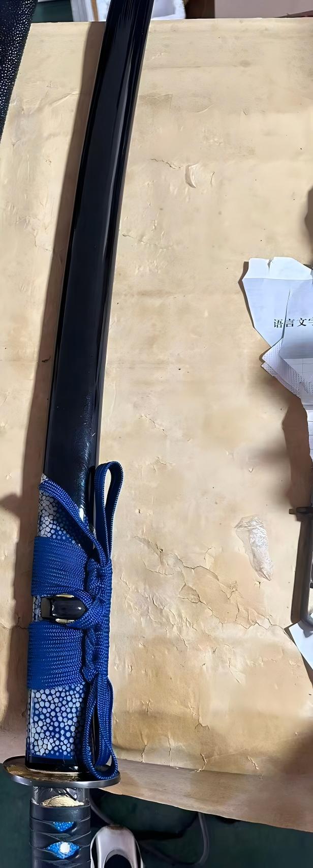 Custom wakizashi sword to match the katana