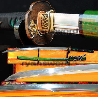 T10 Steel Clay Tempered Katana Japanese sword for samurai full tang battle ready razor sharp