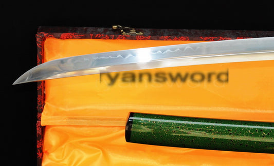 T10 Steel Clay Tempered Katana Japanese sword for samurai full tang battle ready razor sharp