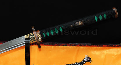 T10 Steel Clay Tempered Katana Japanese sword for samurai full tang battle ready razor sharp