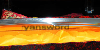 T10 Steel Clay Tempered Katana Japanese sword for samurai full tang battle ready razor sharp