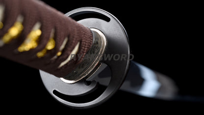 Japanese Katana 2 Piece Set 1095 High Carbon Steel+Folded Steel