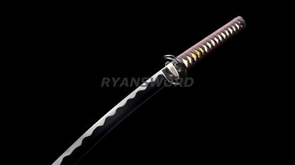 Japanese Katana 2 Piece Set 1095 High Carbon Steel+Folded Steel