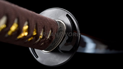 Japanese Katana 2 Piece Set 1095 High Carbon Steel+Folded Steel