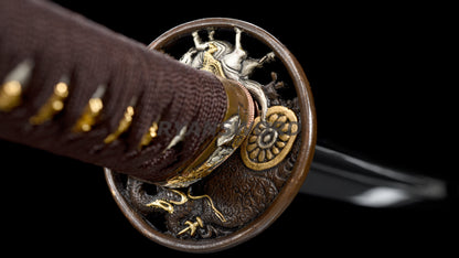 Japanese Sword Set Katana+Wakizashi Unokubi-Zukuri Blade Full Tang