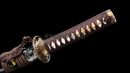 Japanese Sword Set Katana+Wakizashi Unokubi-Zukuri Blade Full Tang