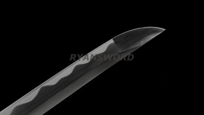 Japanese Sword Set Katana+Wakizashi Unokubi-Zukuri Blade Full Tang
