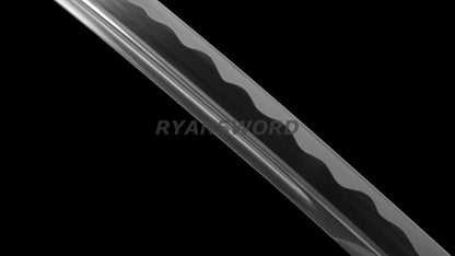 Japanese Sword Set Katana+Wakizashi Unokubi-Zukuri Blade Full Tang