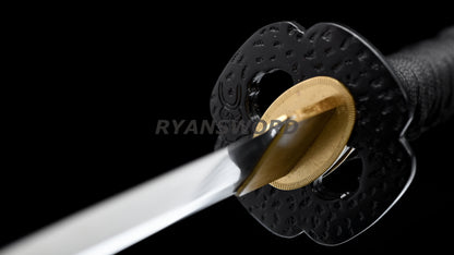 Tanto Japanese Short Sword 1095 High Carbon Steel Clay Tempered