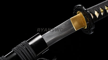 Tanto Japanese Short Sword 1095 High Carbon Steel Clay Tempered