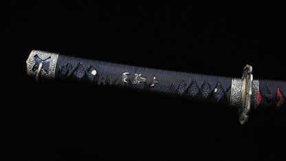 Tachi Japanese Sword 1095 High Carbon Steel Clay Tempered Full Tang Sharp