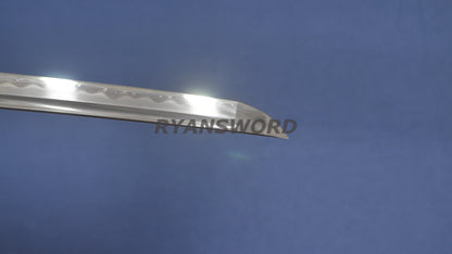 Clay Tempered Shirasaya Katana Sanmai Combined Material Full Tang Sharp Light Cutting