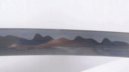 Folded Steel Tanto Japanese Short Sword Full Tang Sharp Iron Tsuba