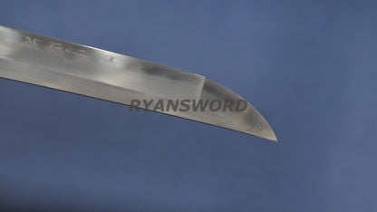 Wakizashi Honsanmai Clay Tempered Full Rayskin Saya Copper Tsuba Heavy Cutting