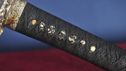 Wakizashi Honsanmai Clay Tempered Full Rayskin Saya Copper Tsuba Heavy Cutting