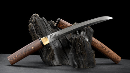 Tanto Japanese Short Sword 1095 High Carbon Steel Clay Tempered