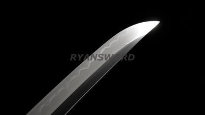Tanto Japanese Short Sword 1095 High Carbon Steel Clay Tempered