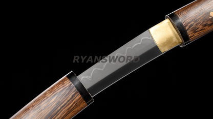 Tanto Japanese Short Sword 1095 High Carbon Steel Clay Tempered