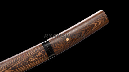 Tanto Japanese Short Sword 1095 High Carbon Steel Clay Tempered