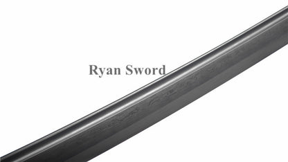 Wakizashi Damascus Folded Steel Full Tang Sharp japanese swords
