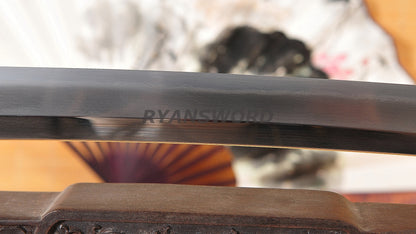 Tachi Clay Tempered Hazuya Polish Gold-Plated Copper Fittings full tang sharp