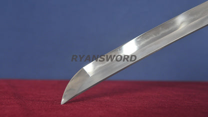 Tachi Clay Tempered Honsanmai Copper Fittings full tang sharp japanese